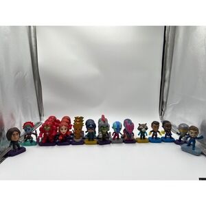 Marvel Avengers Chibi Mini Figures Lot Iron Man Captain America Groot Thor